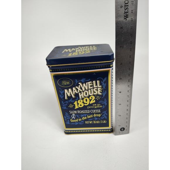 Vintage Maxwell House Coffee Tin - 1892 100‎ Year Anniversary - Picture 6 of 6